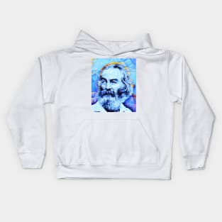 Walt Whitman Portrait | Walt Whitman Artwork | Walt Whitman Painting 8 Kids Hoodie